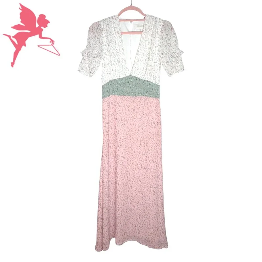 DIVINE HERTIAGE Floral Print Midi Dress - Picture 3 of 11